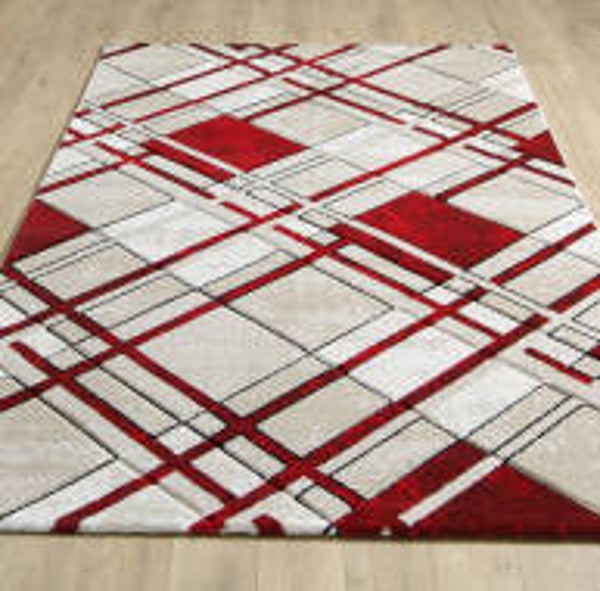 Accra Rug - Cream Red