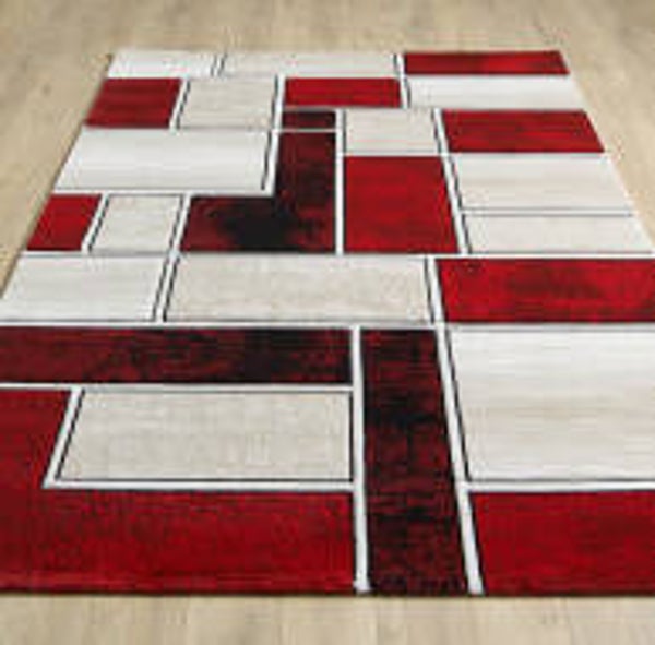 Lagos Rug - Cream Red