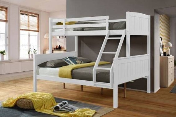 Cassie Triple White Bunk
