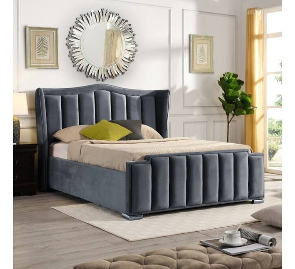 Clare Gas Lift Bed Grey