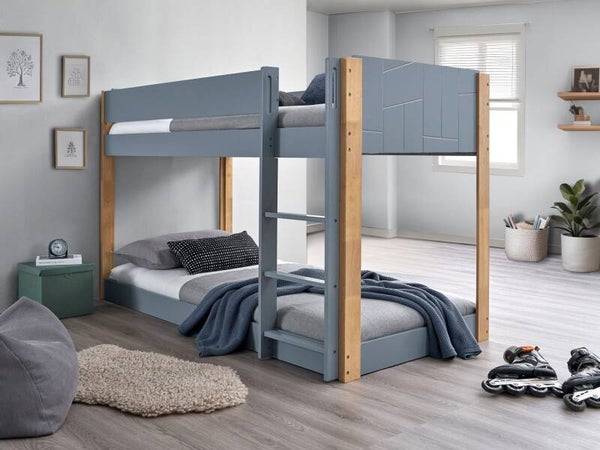 Rover Bunk Bed Oak And White or Oak And Grey