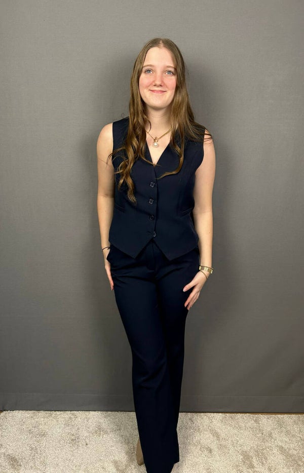 Floor gilet | Navy