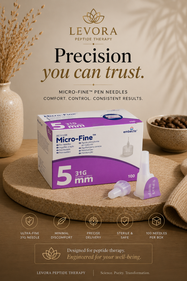 Levora | Micro-Fine Ultra Pennaalden 5MM 31G (100 stuks) |