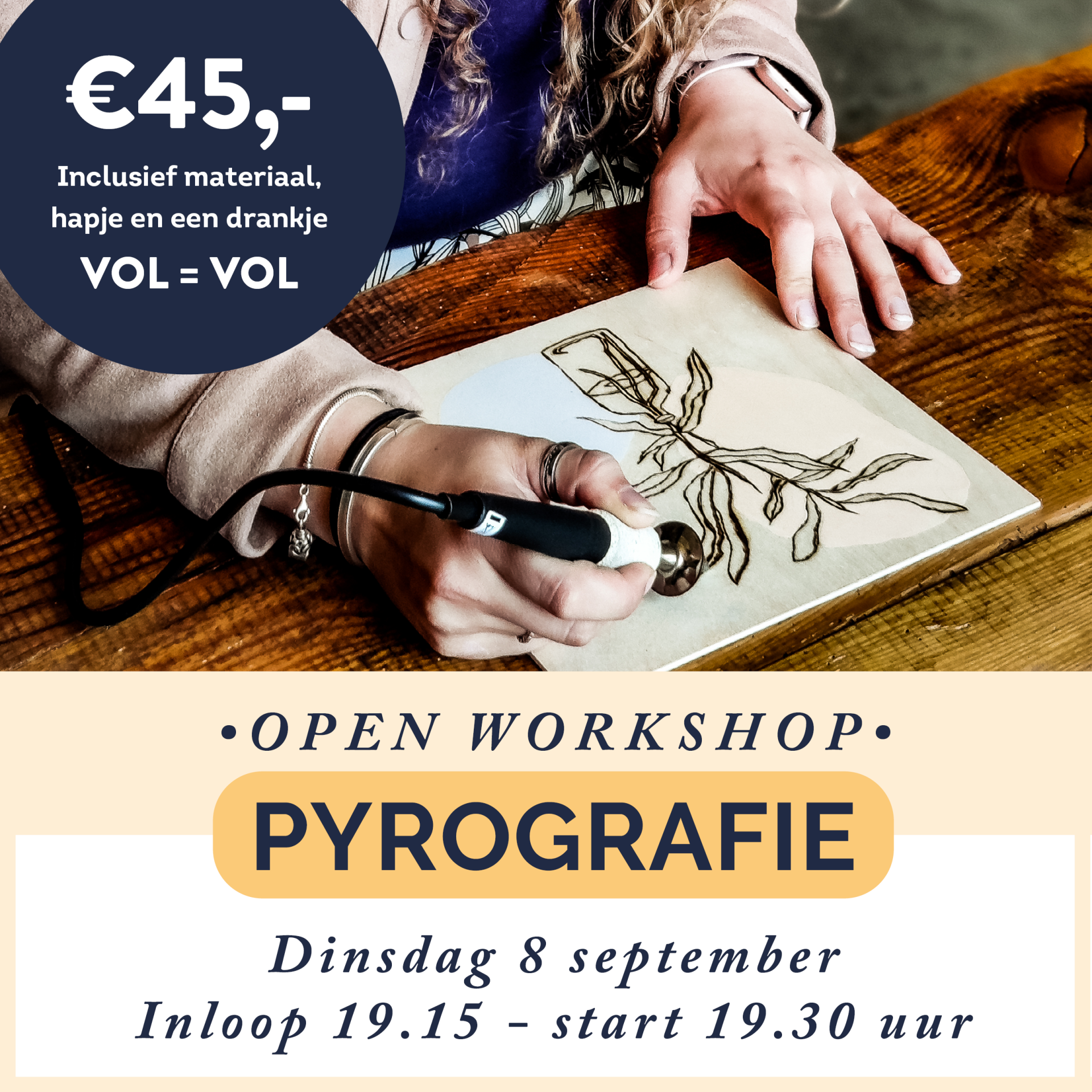 Workshop dinsdag 8 september 2026