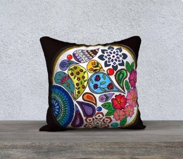 Coussin Lune Bleu