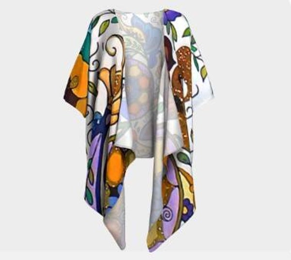 Kimono Peacock blues