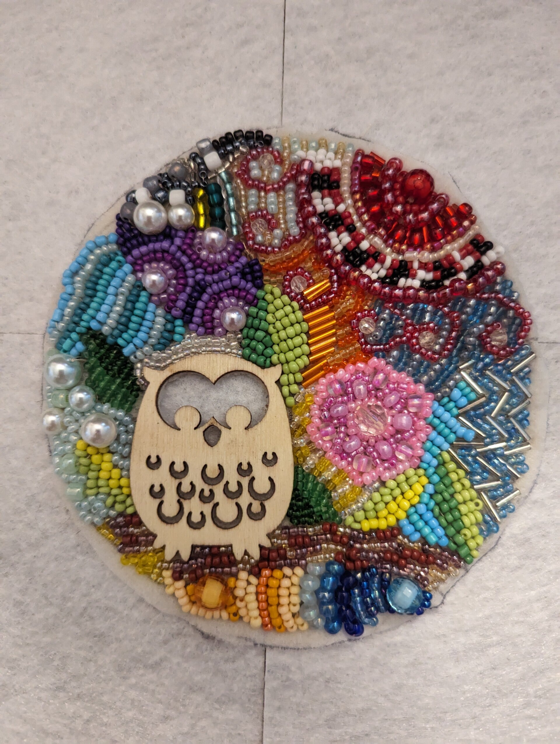 Broderie Le Hibou