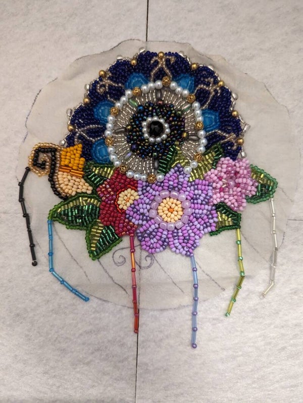 Broderie Le Mandala Bleu