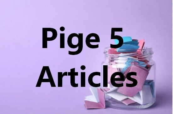 Pige à 5 articles