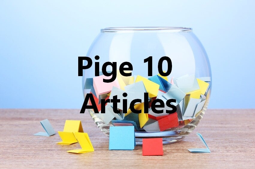 Pige à 10 articles