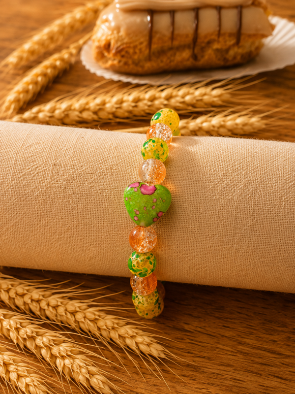 Bracelet perles en acrylique