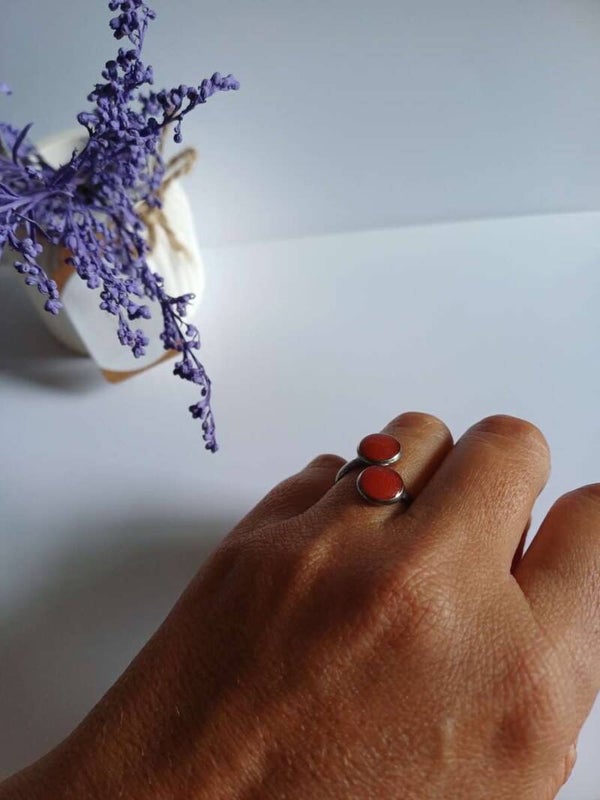 bagues double en résine