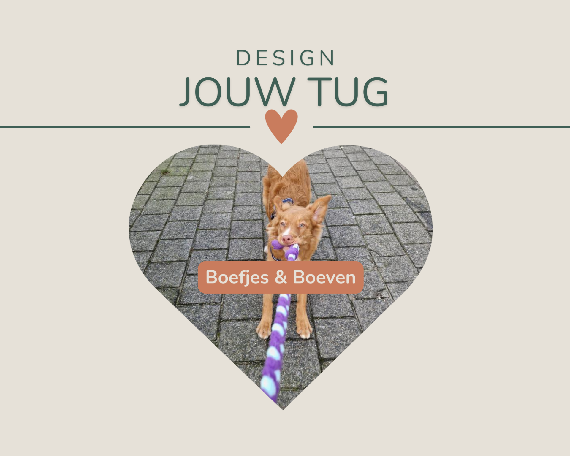 Design a tug gevlochten Boefjes - Boeven
