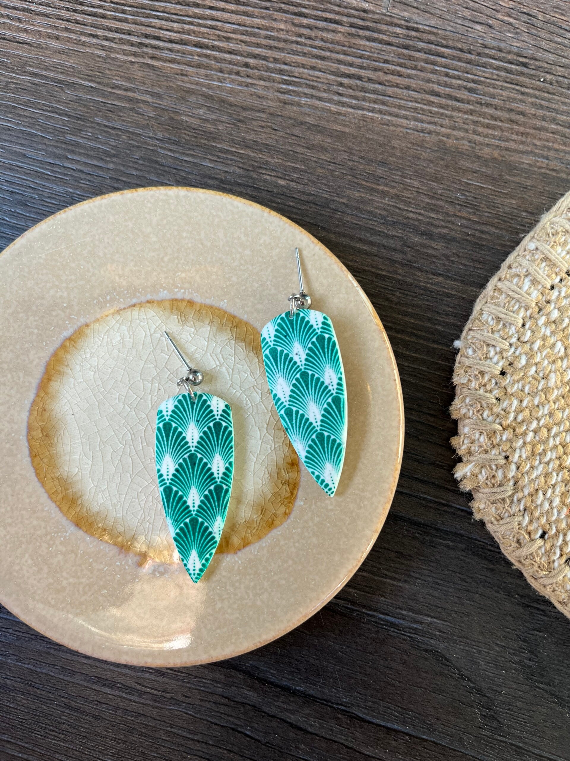 Chloe in Green Art Deco