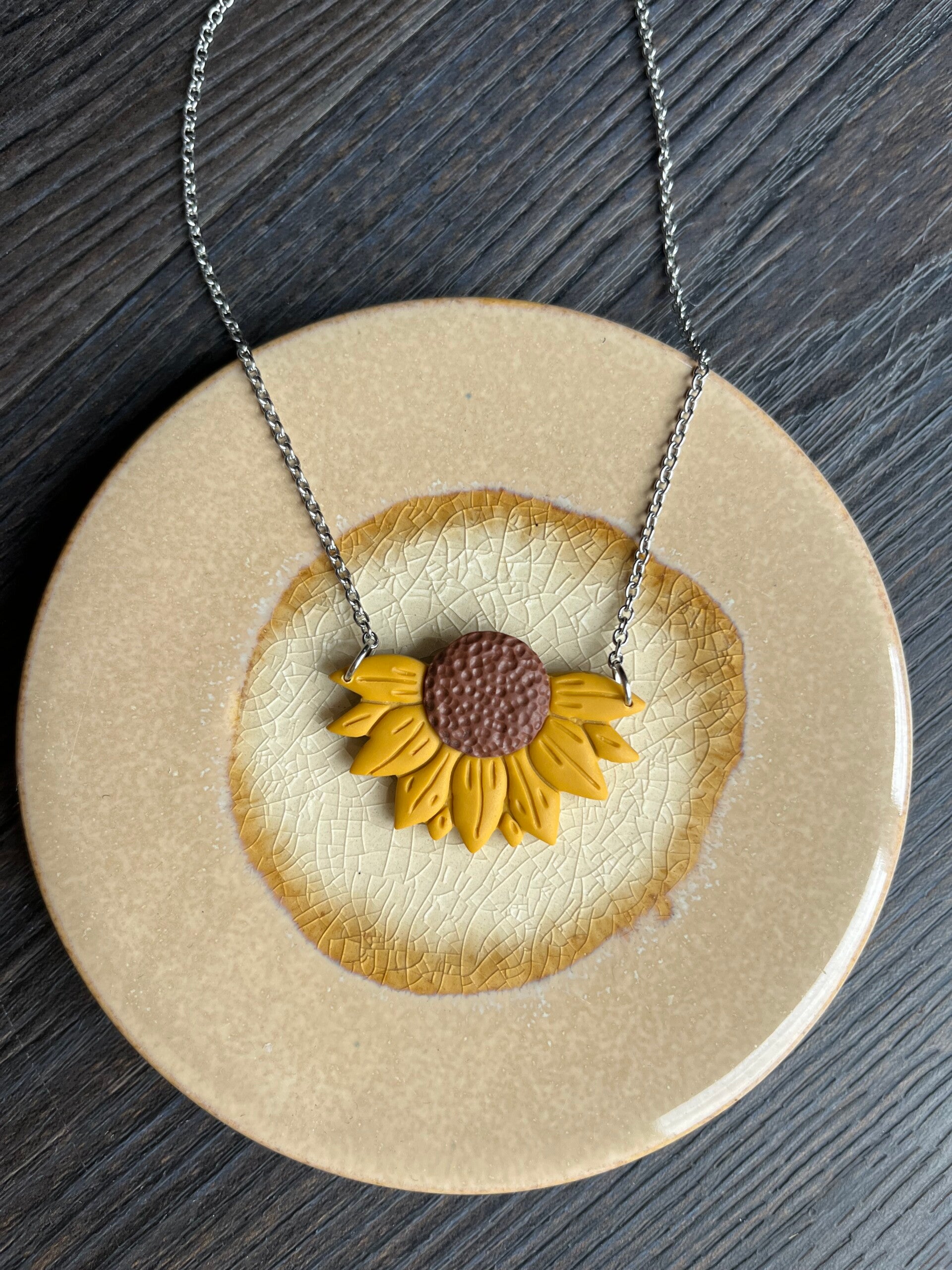 Sunflower Necklace
