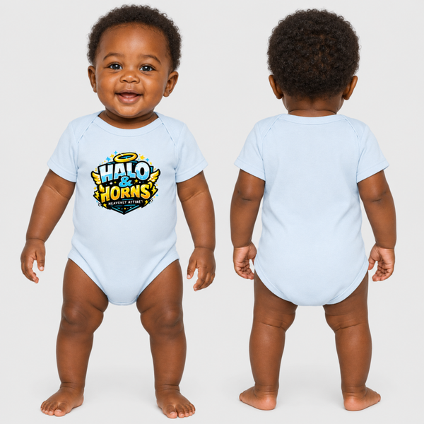 Halo & Horns Little Duality Baby Bodysuit