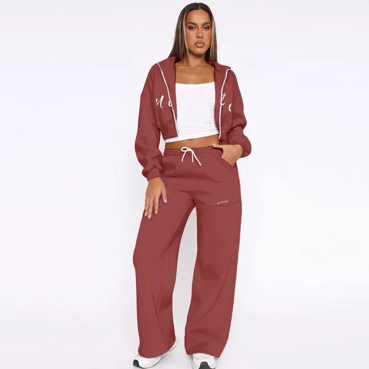 Soft Rebellion Cropped Lounge Set