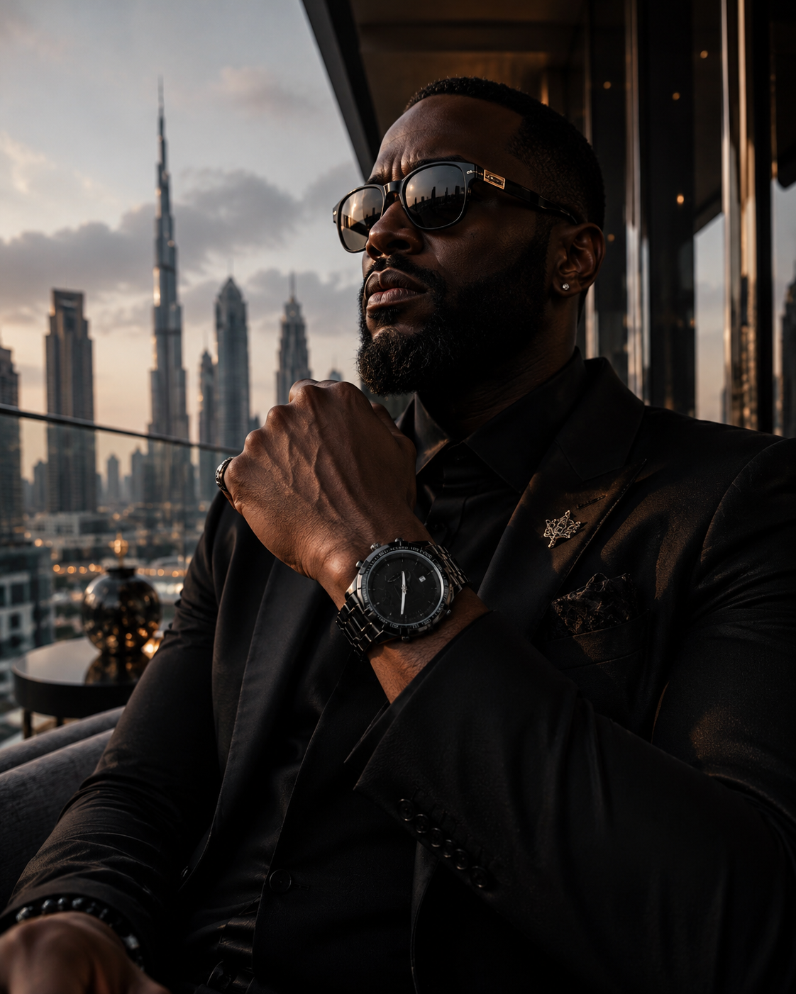 Halo & Horns — Black Testament Chronograph