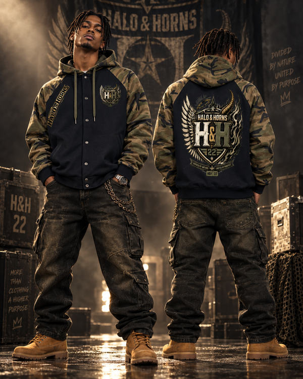 Halo & Horns Guillotine Divide Hooded Jacket
