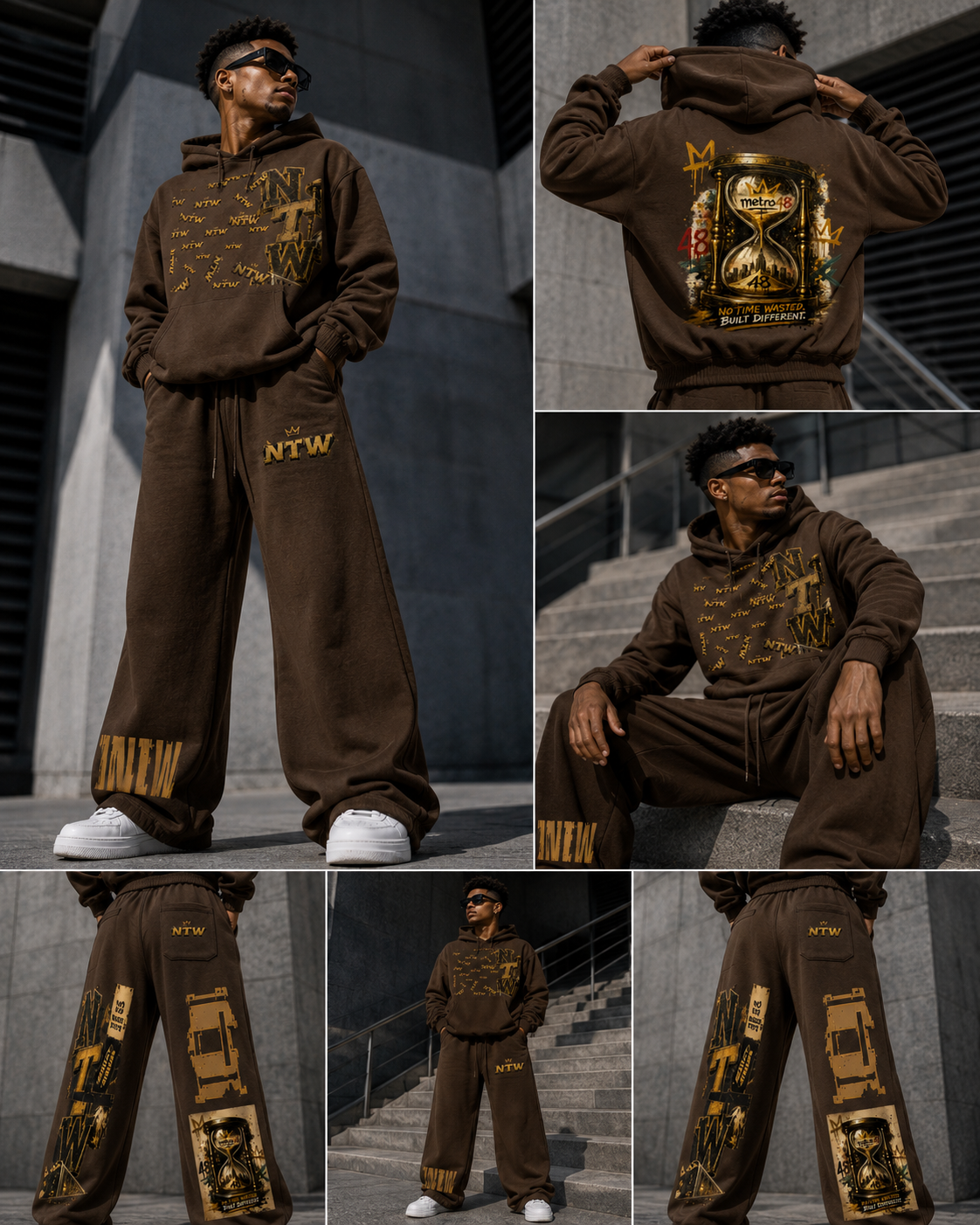 NTW — NO TIME WASTED WIDE-LEG PANTS