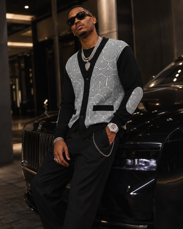 Silver Labyrinth Cardigan