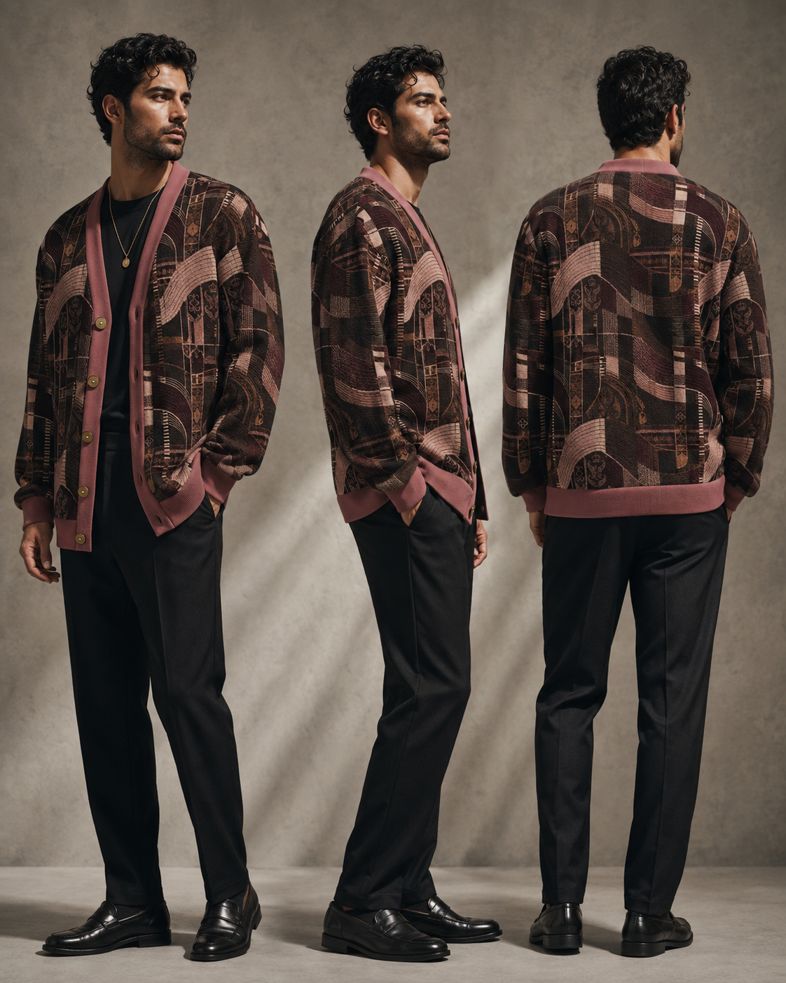 Halo & Horns | Woven Duality Cardigan Series