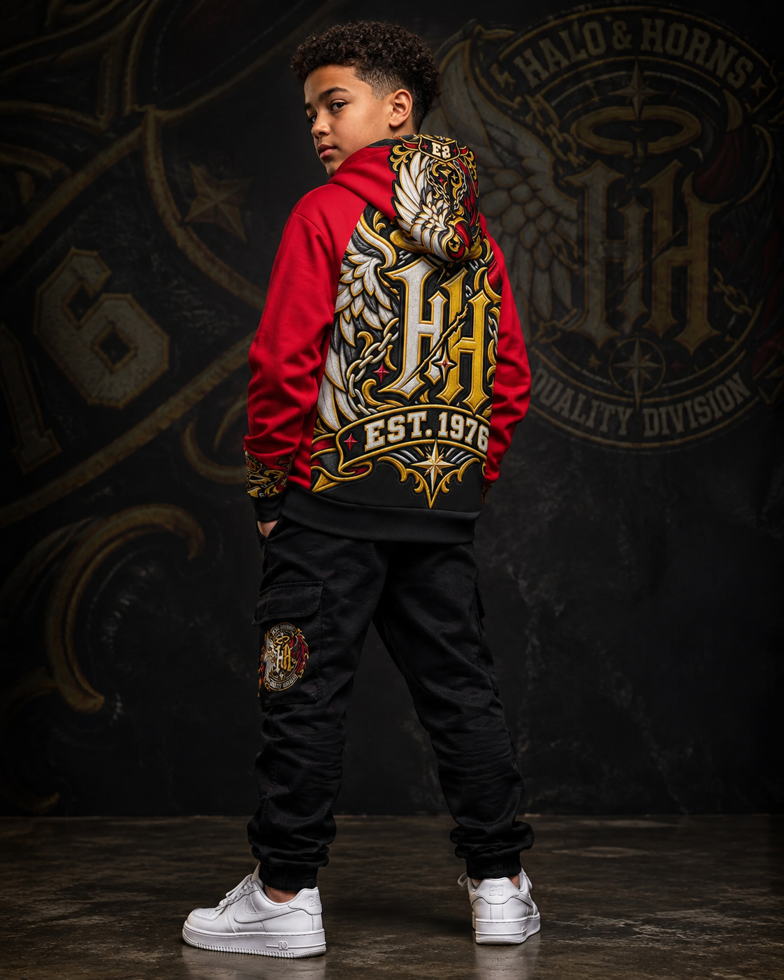 Halo & Horns Legacy Divide Youth Zip Hoodie