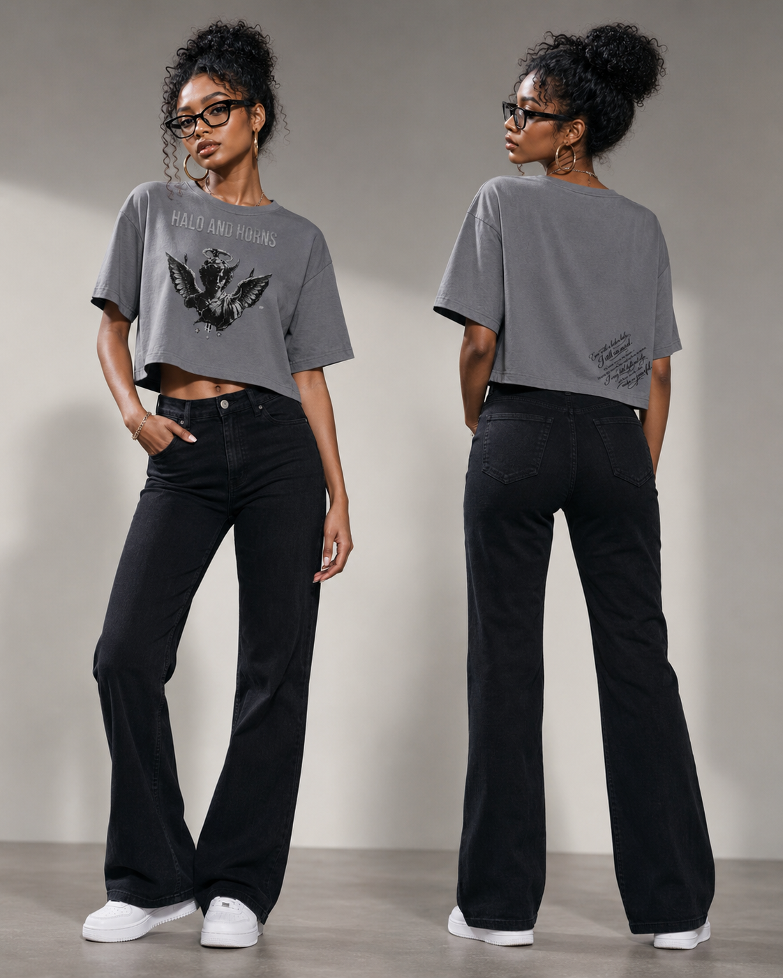 Broken Halo Crop Tee
