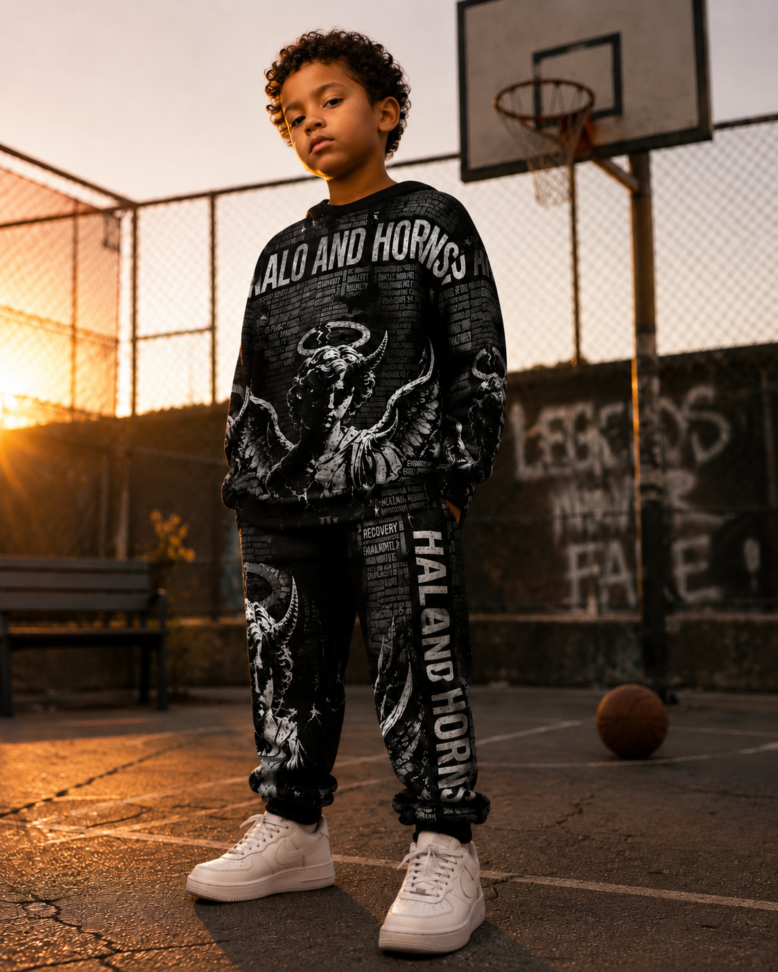 Halo & Horns Fractured Spirit Crewneck Sweatshirt