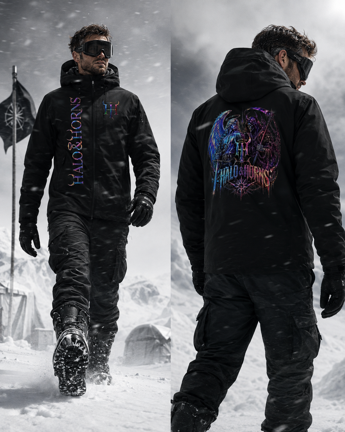 Halo & Horns Polar Duality Performance Jacket