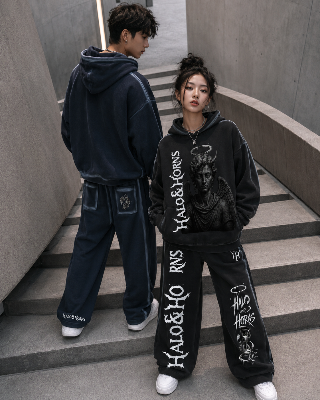 Halo & Horns “Fractured Duality” Heavyweight Street Set
