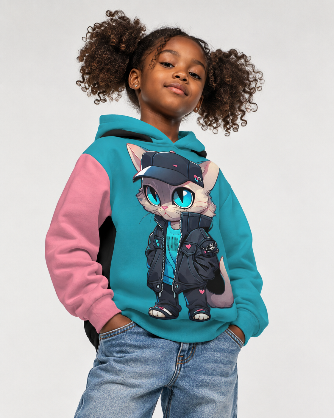 Halo & Horns Little Renegade Colorblock Hoodie