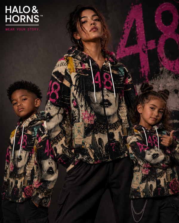 Halo & Horns “48 Rebellion” Zip-Up Jacket