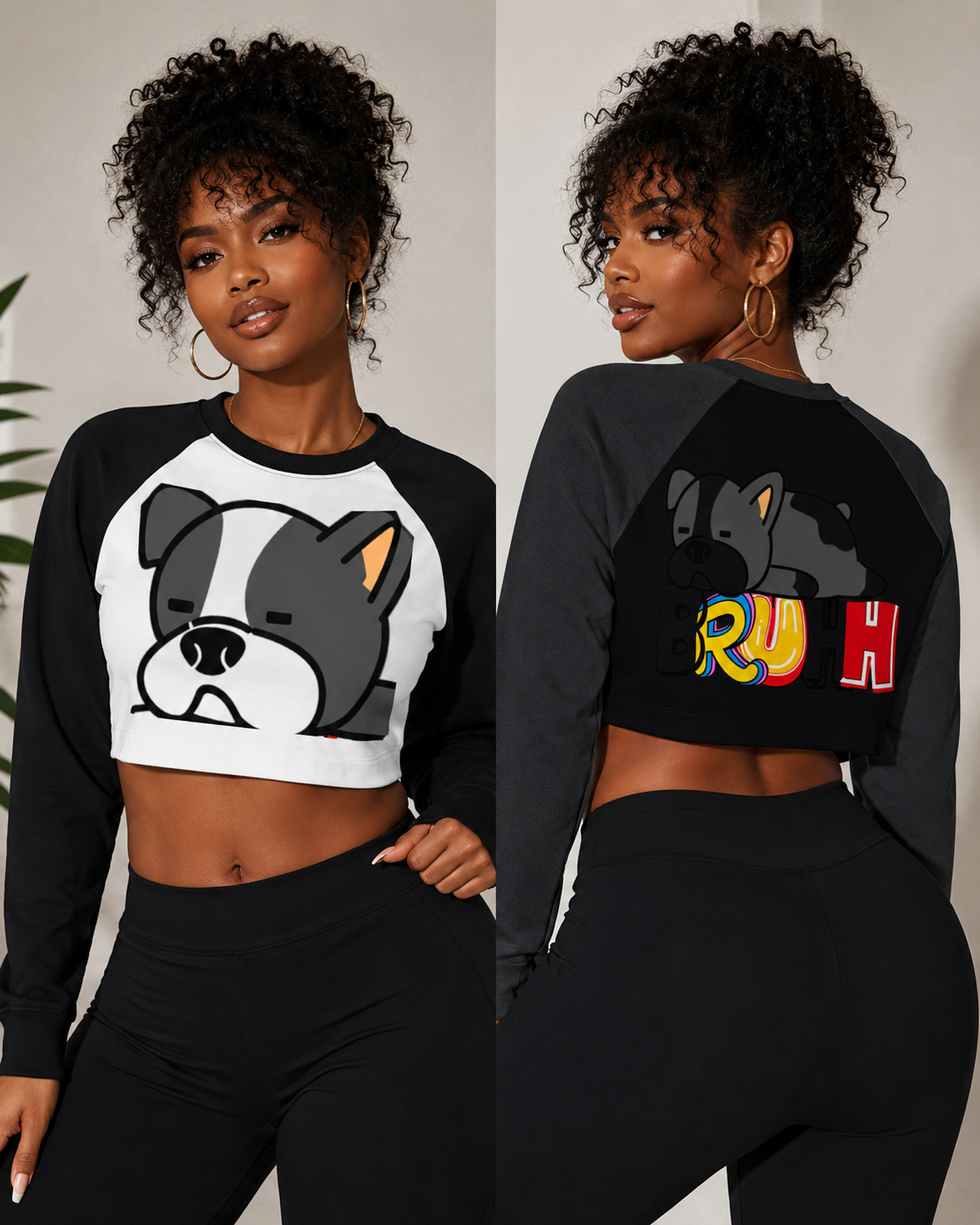 BRUH. CROP  Halo & Horns — Limited Drop