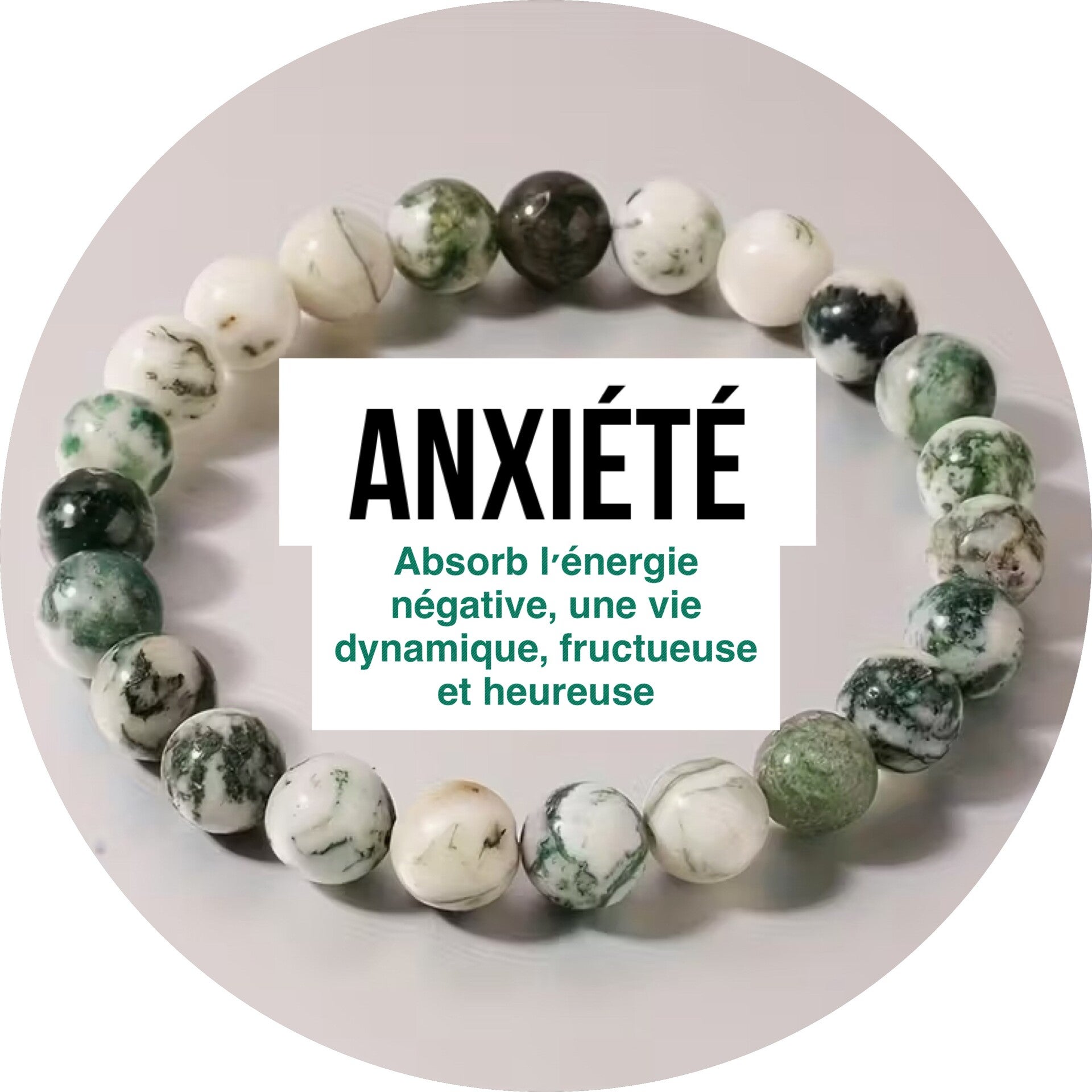 Bracelet L'agate Mousse