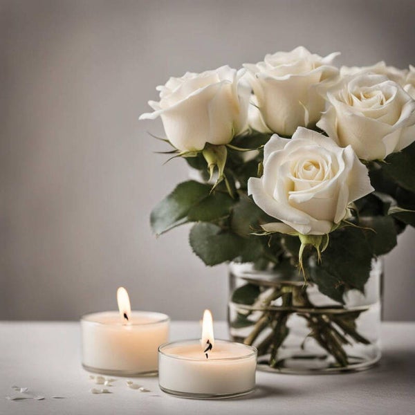2 Chandelles Blanc Petit