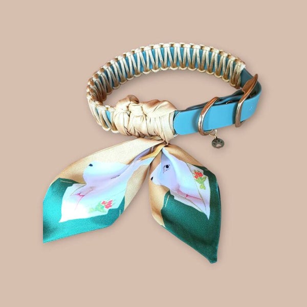 Pretty in goud  en mistig groen HO 41 - 46 cm