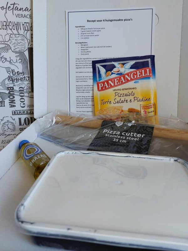 Geef een pizzapakket cadeau!