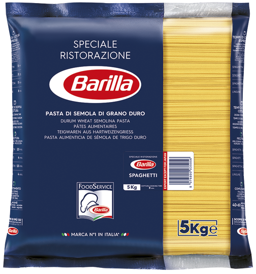 Barilla spaghetti 5kg.