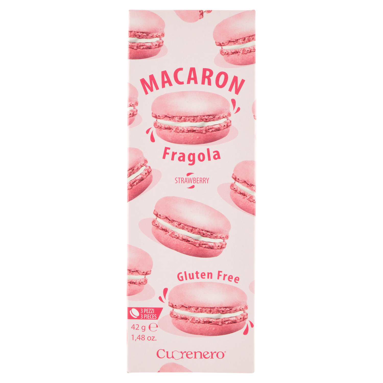 Macarons aardbei - Cuorenero