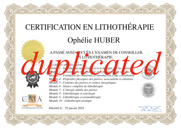 Soins lithothérapeutique