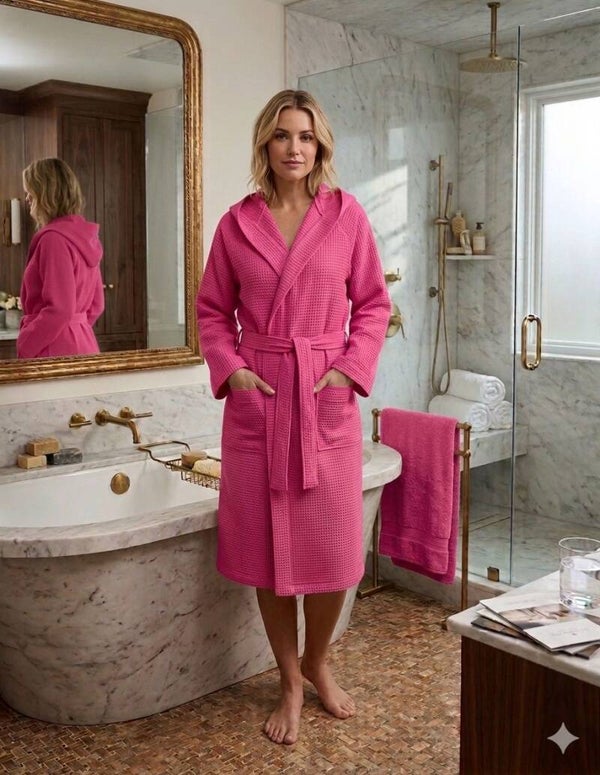 Accappatoio nido d’ape Donna