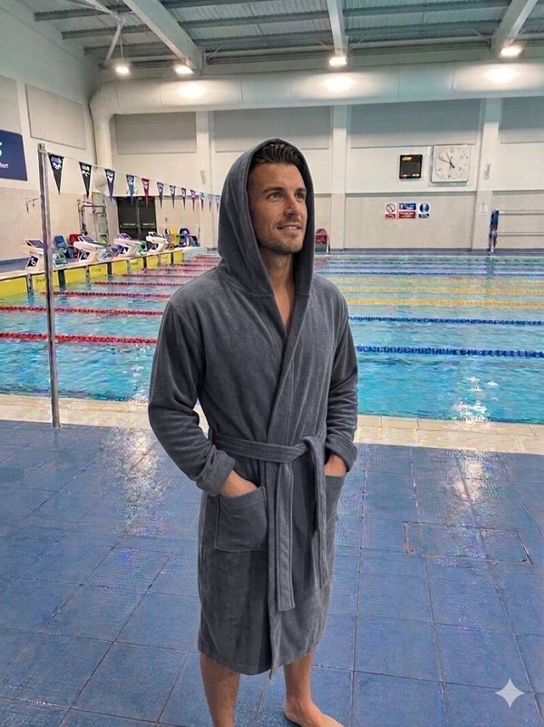 Accappatoio in microfibra Uomo