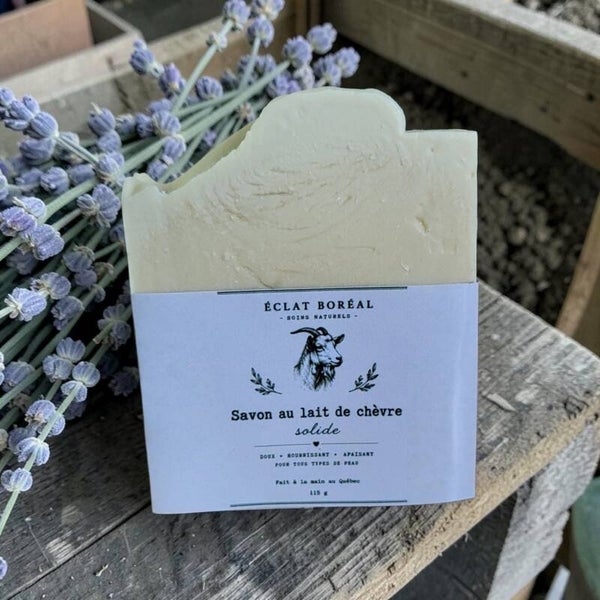 Savon solide au lait de chèvre
