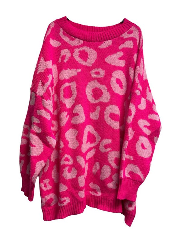 Roze panterprint