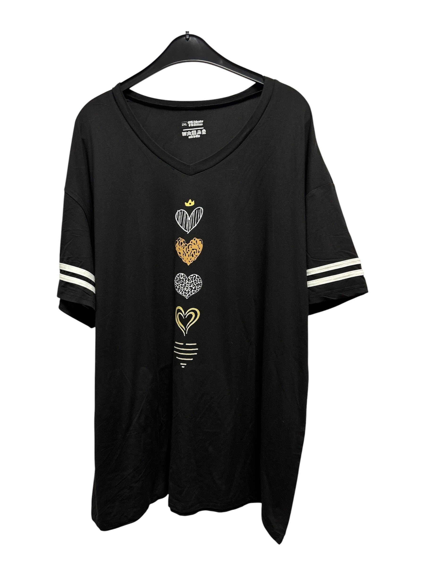 Zwarte top