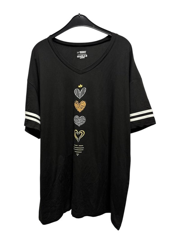 Zwarte top