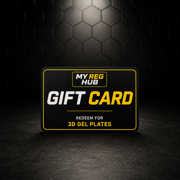 3D Gel Reg Plates Gift Card