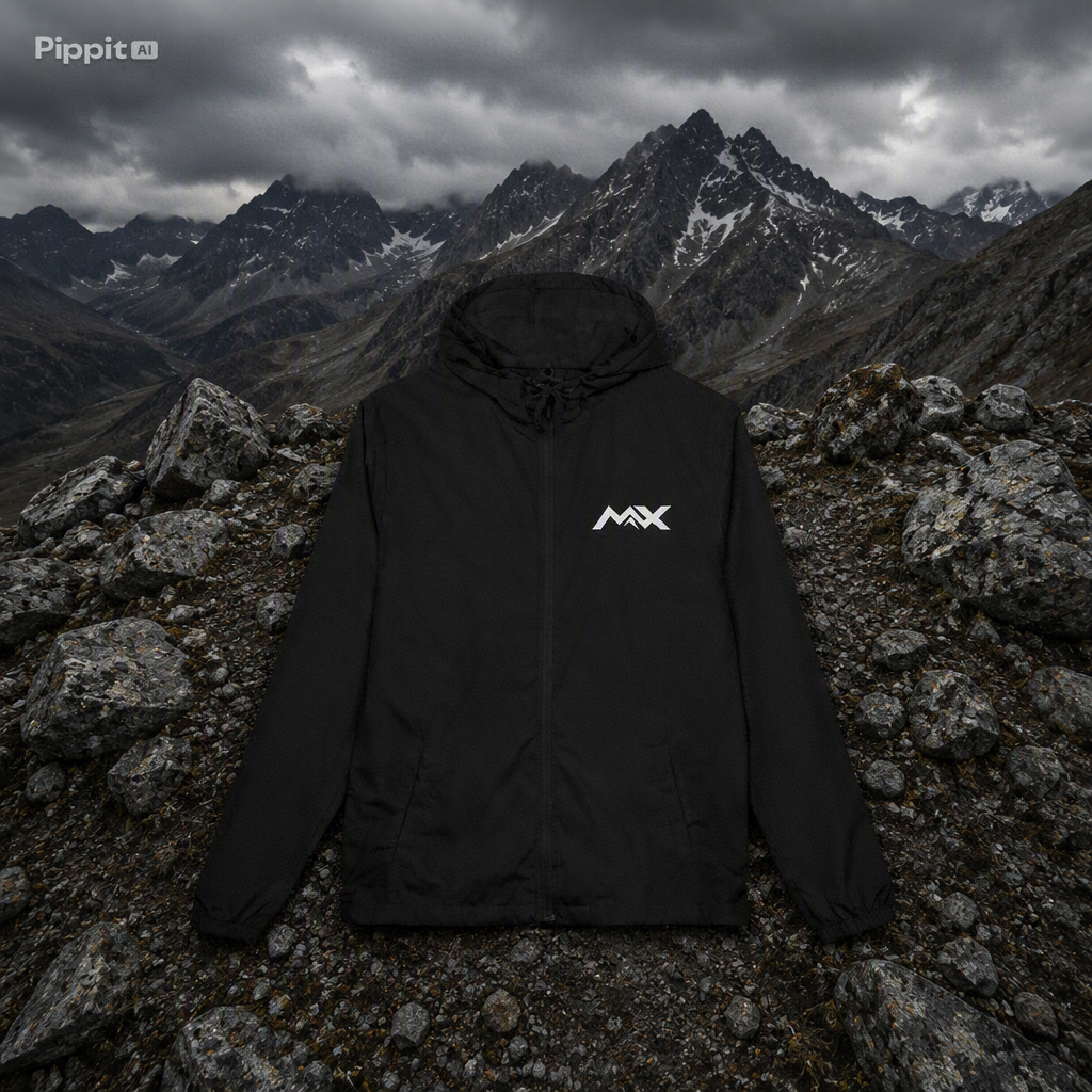Mountain XPLR Unisex Full-Zip Windbreaker Jacket