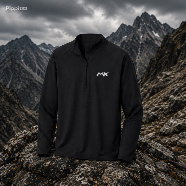 Mountain XPLR Embroidered Quarter-Zip Pullover